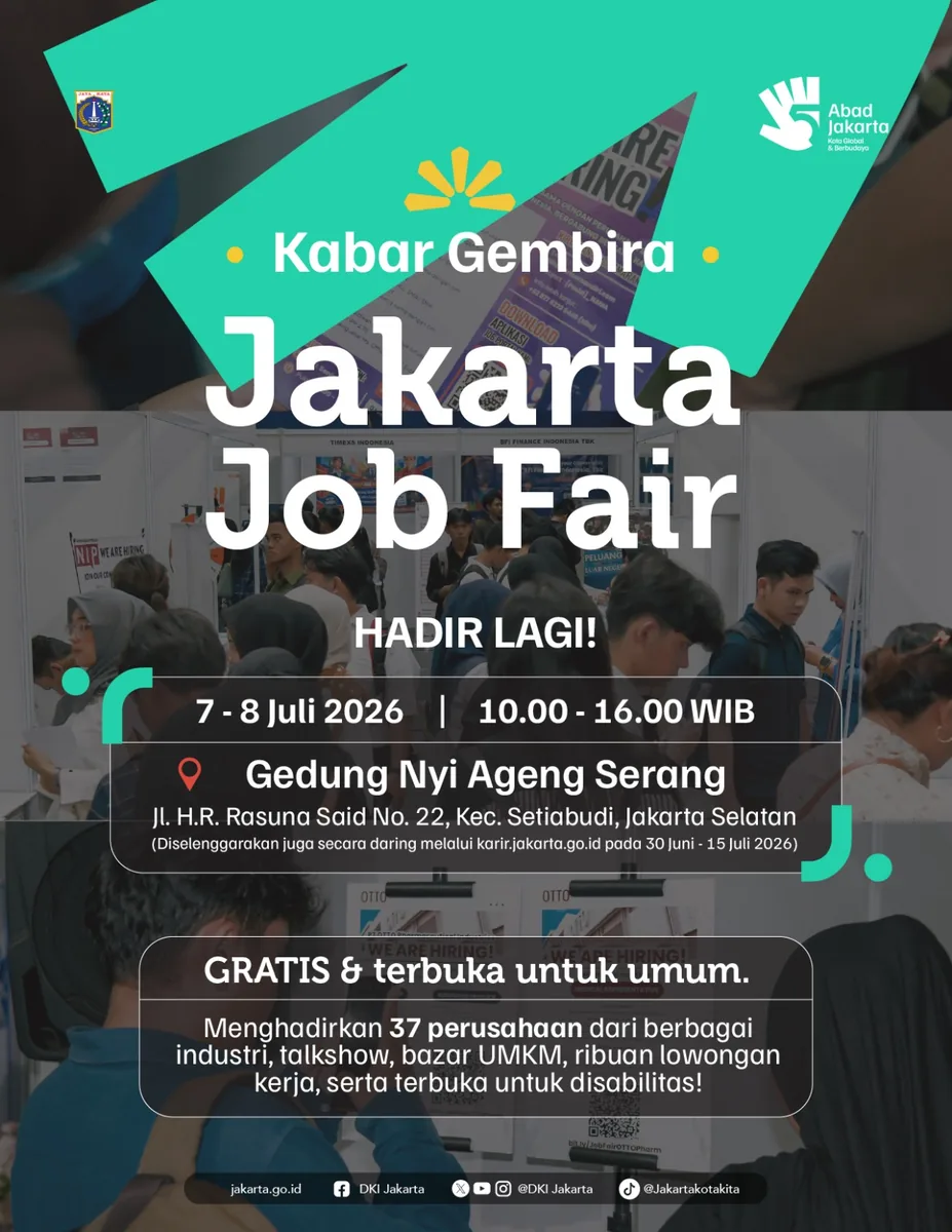 Job Fair Kabupaten Malang 2026 (Suku Dinas TKTE Wilayah Kabupaten Malang Barat) : 7-8 Juli 2026